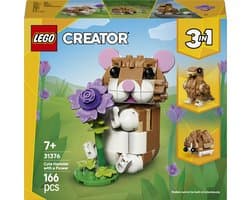 LEGO® Creator 3in1 Schattige Hamster met Bloem - 31376
