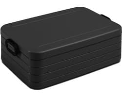 Mepal - Lunchbox Take a Break XL - Geschikt voor 12 boterhammen - Nordic black - Lunchbox voor volwassenen