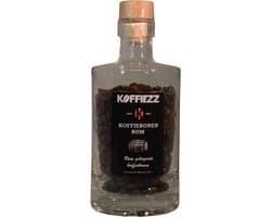 Koffiezz Rum Koffiebonen | Glazen Cadeaufles | Bijzonder Koffiecadeau