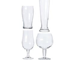 Bierglazen - 4 soorten - proefglazen set - glas - Glazen voor bier - Speciaal bier - Proefglazen set