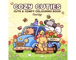 Coco Wyo Cozy Cuties - Kleurboek voor alle leeftijden - 45 handgetekende pagina's