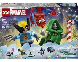 LEGO ǀ Marvel Adventskalender 2026 Superheld Speelgoed voor Kinderen 76340