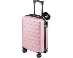 NOHRD Handbagage Koffer - 38 L - Rosegoud - Reiskoffer - 55x35x20 cm - Trolley - Lichtgewicht - Incl. Slot