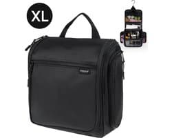 Toilettas met Haak - XL - Geschikt voor Dames, Heren, Jongen Meisje - Reis Toilettassen - Packing Cubes - Travel Organizer - Make up Tasje