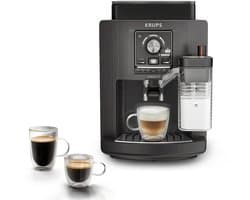 Krups Serenity Milk EA402H - Volautomatische Espressomachine - Milk Maestro Melksysteem - One Touch Cappuccino - Donkergrijs - Snel Opgewarmd - Compact