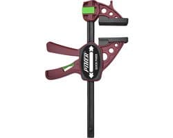 PIHER Extra Quick eenhandslijmtang Set - Lichte lijmtangen voor snel en eenvoudig klemmen - Omkeerbaar - Klemkracht 150 kg - 30 cm Klembereik - 2 Stuks