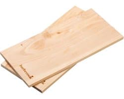 Barbecook - Rookhout BBQ - Set van 2 rookplanken - Cederhout - 14 x 30 cm