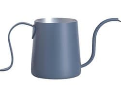 Koffie Waterkoker - Mini Drip Pot - Koffie Bereiden - Zwanenhals Uitloop - 250 ml - Blauw