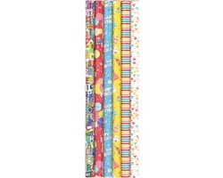 Inpakpapier Verjaardag - 70 x 200cm - 5 Rollen