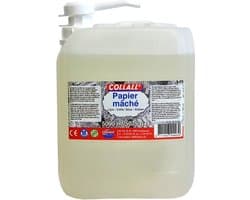 Collall Papier maché lijm in jerrycan - Lijm - Knutsellijm - 98% natuurlijk - Transparant - 5 L