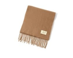Athemyll kasjmier Sjaal 100% Kasjmier Bruin - 190×30 cm