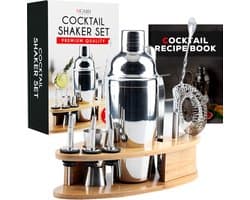 HGMD Cocktail Set - 18-Delige set - Cocktail Shaker Set (750ml) - Cocktail shaker set - Inclusief Receptenboekje