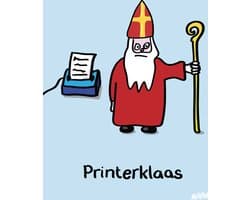 Grappige Sinterklaaskaarten - set van 8 stuks - Sint kaarten met woordspeling