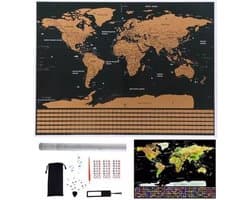 Kraskaart - Wereld kraskaart - Geschenk