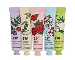 Miyueleni® 'I'm' Botanical Serie - Handcrème Cadeauset 5 stuks - 5 x 30g - Bloemen, Fruit & Thee - Voor Droge Handen Handverzorging Hydraterend - 5-pack