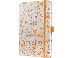 Sigel notitieboek Jolie A5 hardcover 174 pagina's 80 grams lijn Bloom Yellow