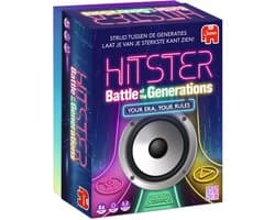 Jumbo Hitster Battle of the Generations – Nederlandstalig Muziekspel – Generaties – Partyspel – Actiespel