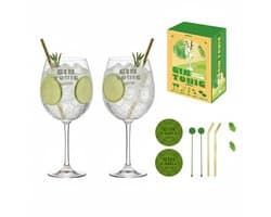 Cook Concept Gin-tonic Cocktail Giftset - 10-delig - luxe cadeauset - glazen - vaderdag / moederdag