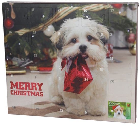 Boony Adventskalender voor honden met 24 feestelijke snacks 192 gram