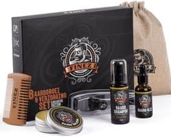 Finez Exclusive Edition Baardgroei Kit - Baardkam - Baardroller - Baardolie - Baardbalsem - Baardshampoo