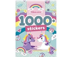 Totum Unicorn A4 vakantie sticker boek 1000 stickers - 20 pagina's A4 formaat met unicorn thema - speelgoed knutselen stickeren - vanaf 3 jaar