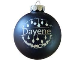 Gepersonaliseerde Glas Kerstballen met laser gravure- Glas Kerstballen met eigen Foto en Tekst - Uniek kerstcadeau