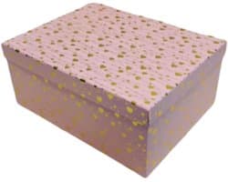 Luxe Doos met Deksel - 21*15*8.5cm - Roze - Cadeaudoos / Opbergdoos – Stevig & Herbruikbaar – Voor Cadeaus, Kerst, Bruiloft of Opslag