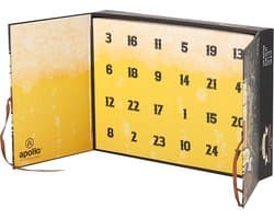 Sokken Heren - Adventskalender 12-Paar Kerst Giftbox Bier Print - Maat 42-47 - Adventkalender Heren