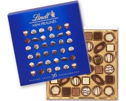 Lindt MINI PRALINES chocolade pralines 180gr - 36 chocolade bonbons - Chocolade Cadeau - Kerstcadeau