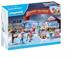 PLAYMOBIL Christmas Adventskalender: Uitstapje naar de kerstmarkt - 71472