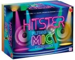 Jumbo Hitster Flying Mic – Nederlandstalig Muziekspel – Partyspel met Microfoon – Actiespel