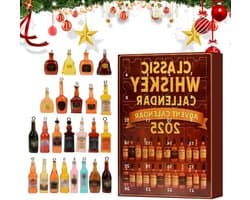 Whiskey Adventskalender voor Volwassenen, 24 Dagen Kerst Countdown met Bier en Whisky, Ontdek de Wereld van Whisky en Bieren