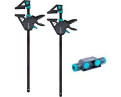 wolfcraft - Lijmklem SET "PRO MAX" - 2 Lijmklemmen 450 mm - 3 delig - 8663060