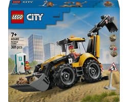 LEGO City Gele Graaflaadmachine Speelgoed voor Kinderen en Kinderkamer Decoratie 60480