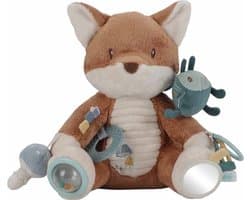 Little Dutch Activiteitenknuffel Vos - Forest Friends - Baby speelgoed - grijp baby speelgoed