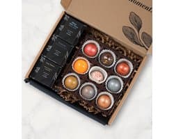 My-Moments.nl - Zen Thee & Bonbon Cadeaubox - Brievenbus cadeau - Losse thee - 3 smaken verse thee - 1 luxe Bonbons