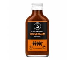 Saus Met Pit - Carolina Reaper Hot Sauce - Extreem Pittige Saus (2,2 Miljoen Scoville) - De Heetste Chilisaus met 50% Carolina Reaper Pepers - 100ml
