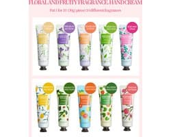 10 Handcreme - Handcreme set - Hand creme - Tegen droge handen