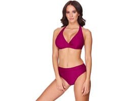 Antie Dames Bikiniset – Top – Slip – Wijn rood(5288) – 80D/38 - MS-VO-BORNEO-nnn